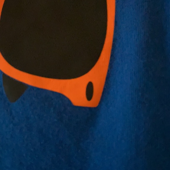 Blue T-Shirt with Orange Sunglasses - Picture 3 of 5